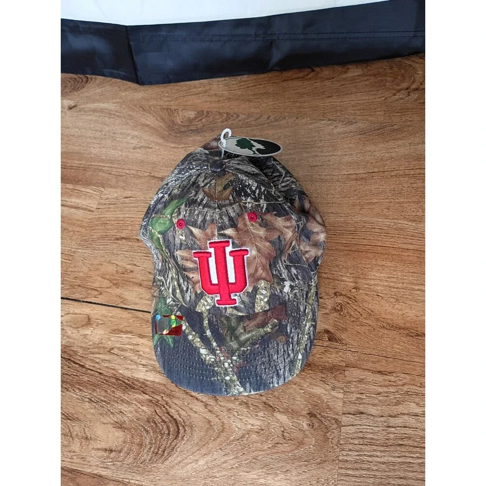 Mossy Oak Indiana Hoosiers Camo Snapback Hat New